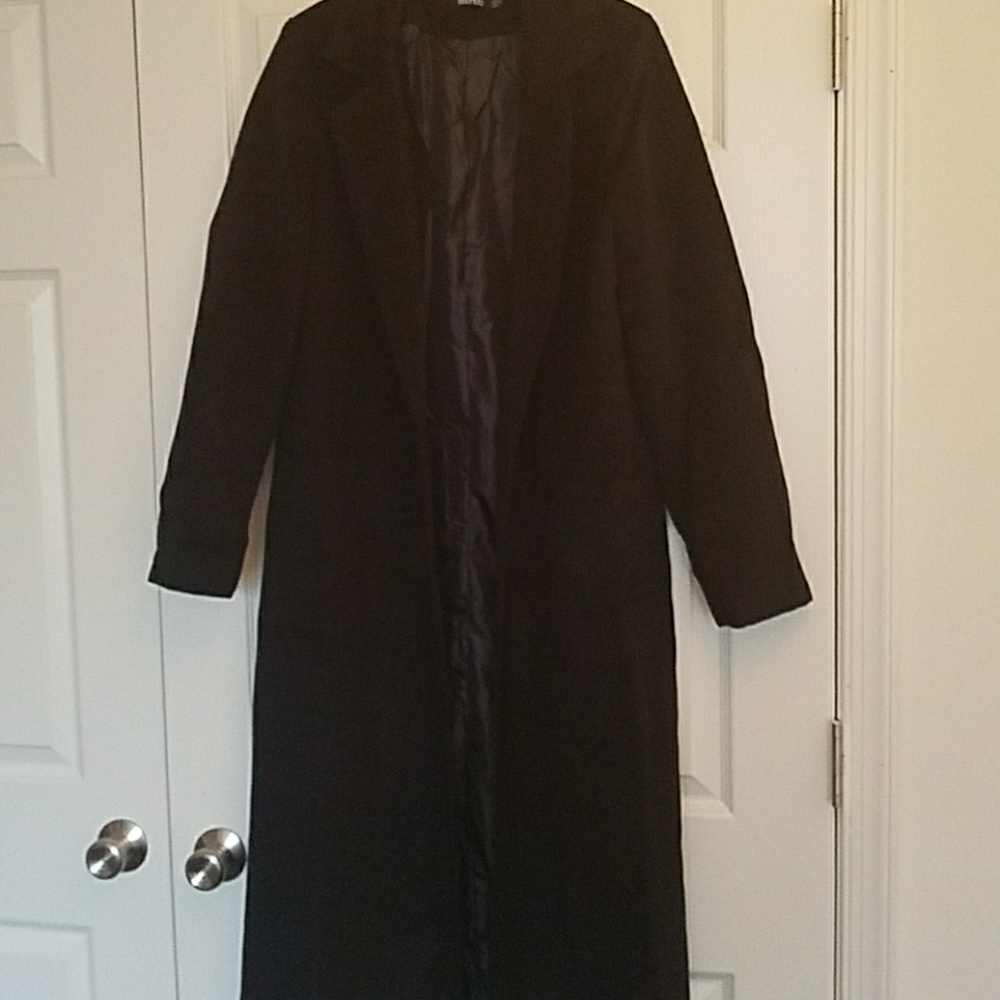 Long black coat